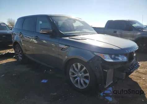 2016 Land Rover Range Rover Sport Hse из США, поврежденный, VIN SALWR2PF2GA117646